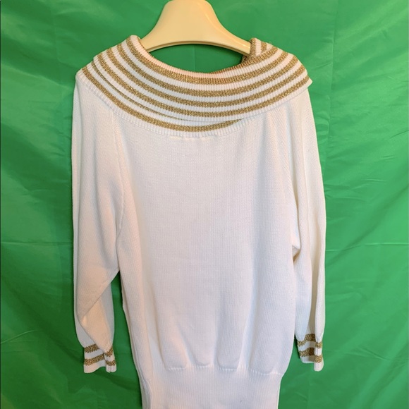 Cotton 3/4 length Sweater - Picture 2 of 4
